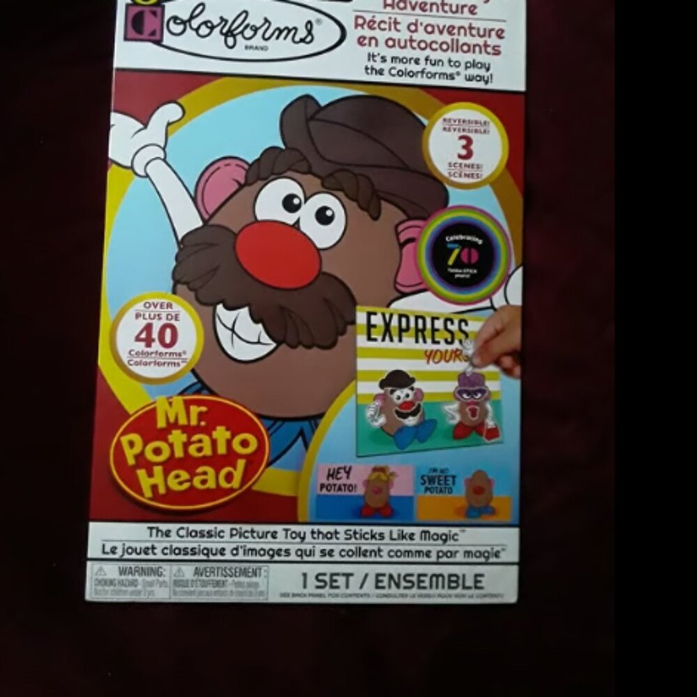4 STORY STICKERS 2 ELINOR, KRATTS, MR. POTATO HEAD ADVENTURE TOY BOOK PICTURE